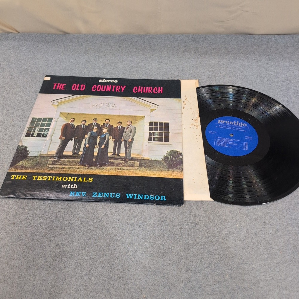 The Testimonials Rev Zenus Windsor The Old Country Church Vinyl LP Record Stereo - Picture 3 of 4